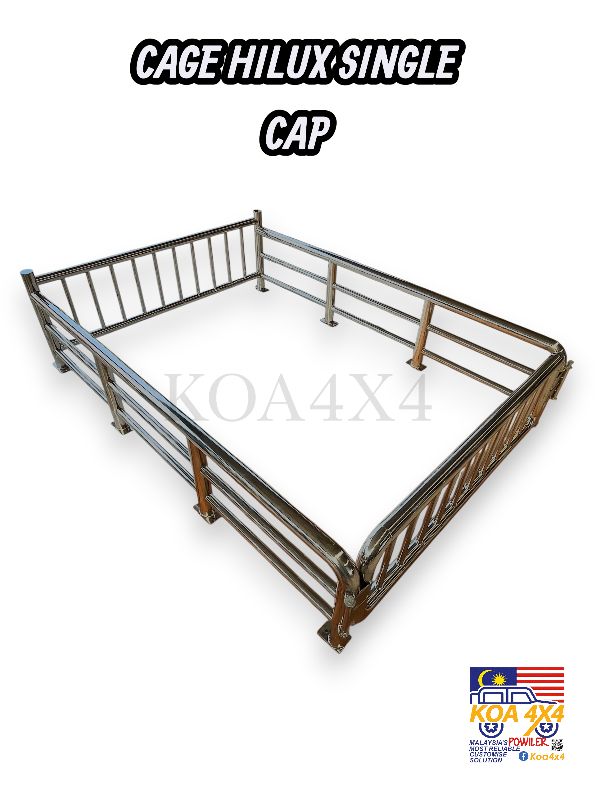 CAGE HILUX SINGLE CAP