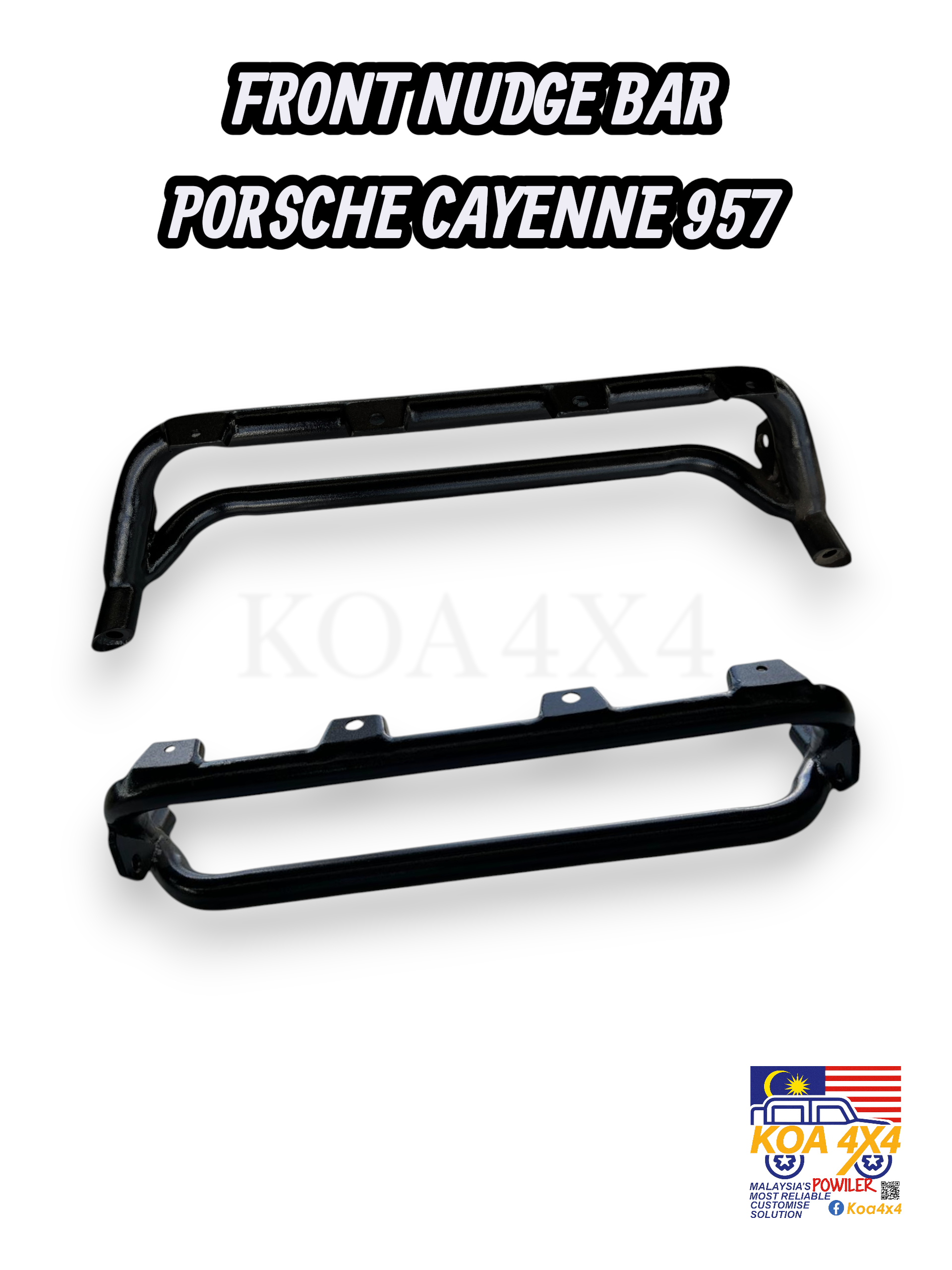 FRONT NUDGE BAR PORSCHE CAYENNE 957