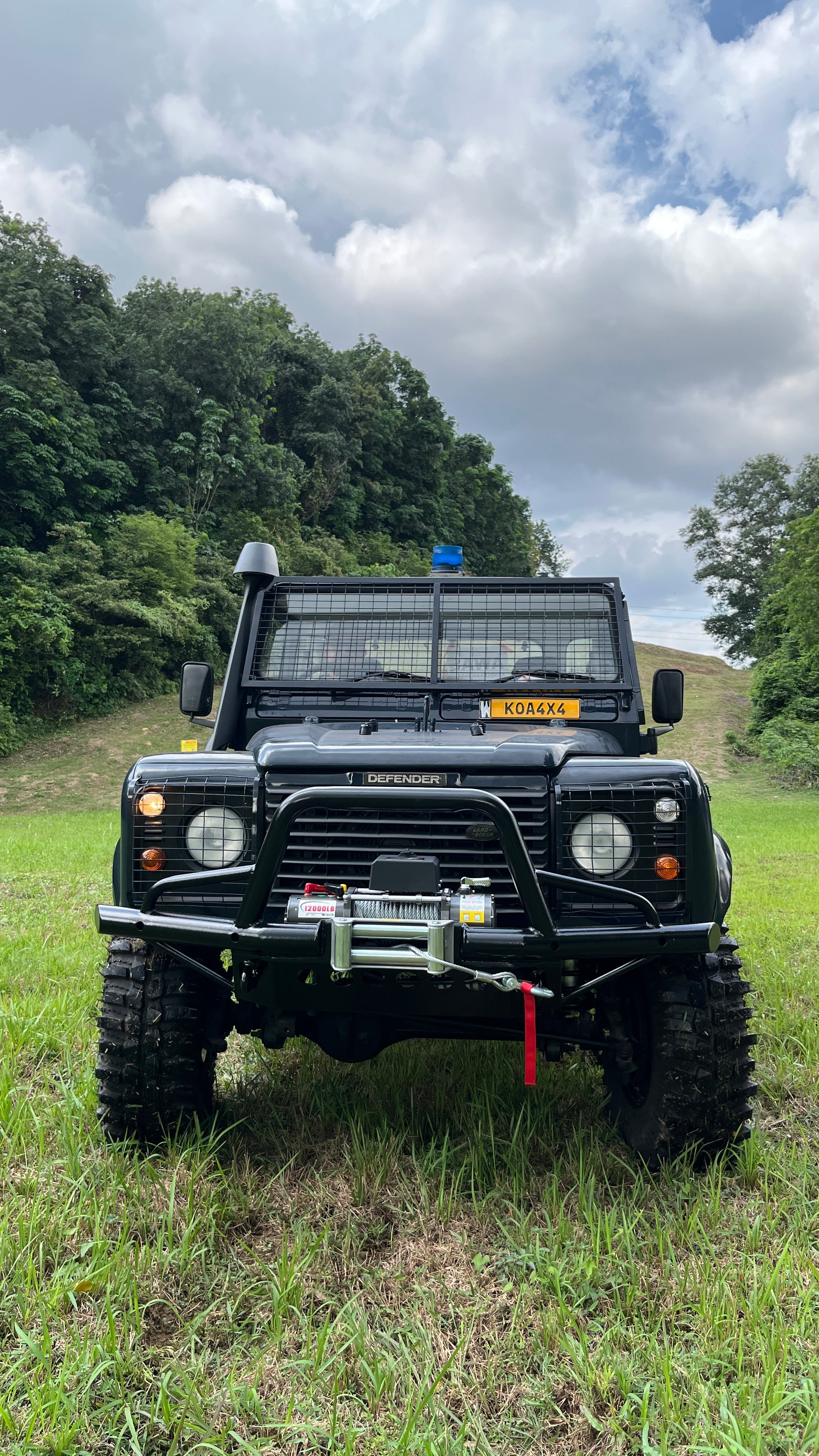 TUBULAR BUMPER DEFENER 110