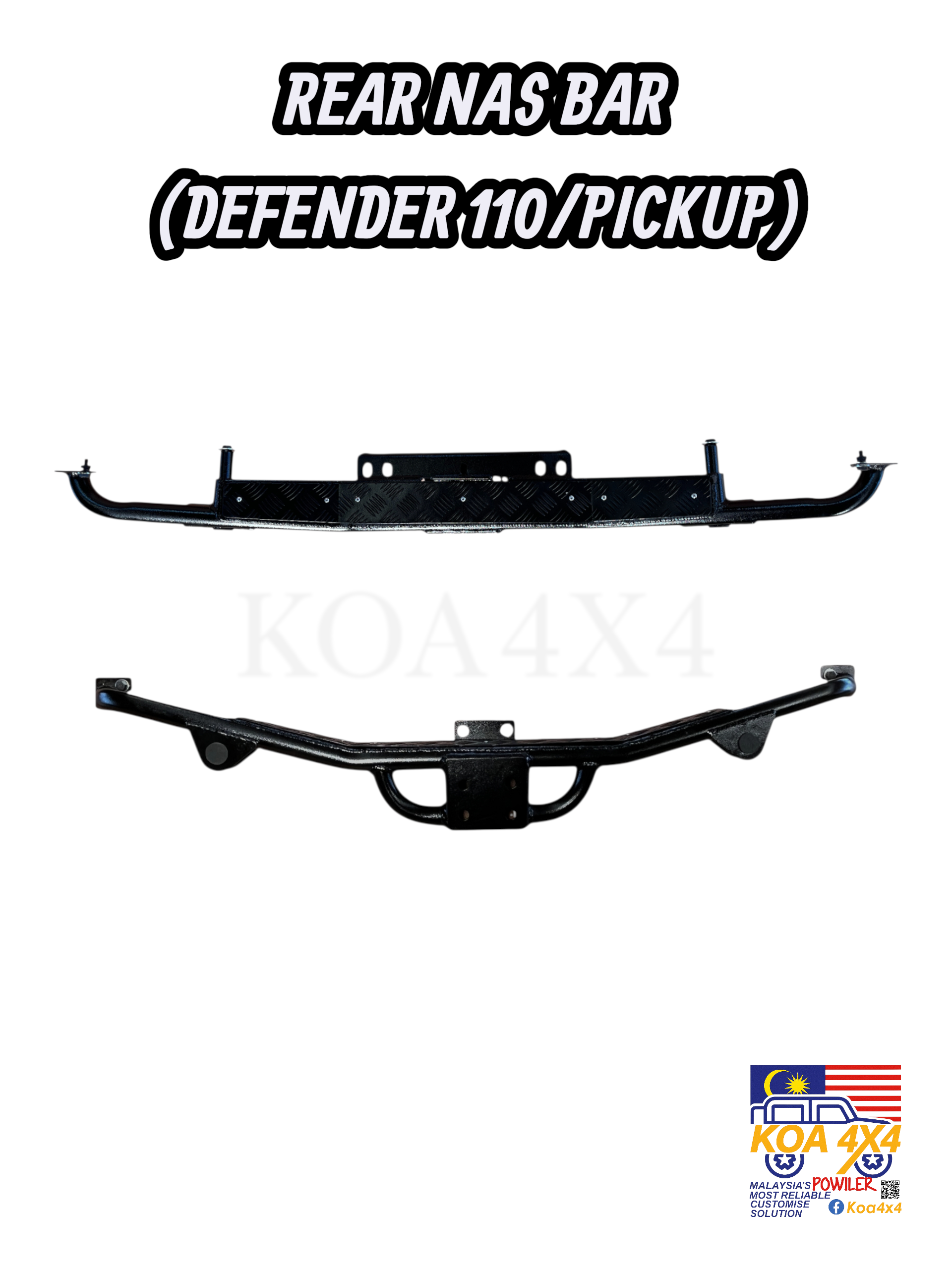 REAR NAS BAR (DEFENDER 110 / PICKUP)