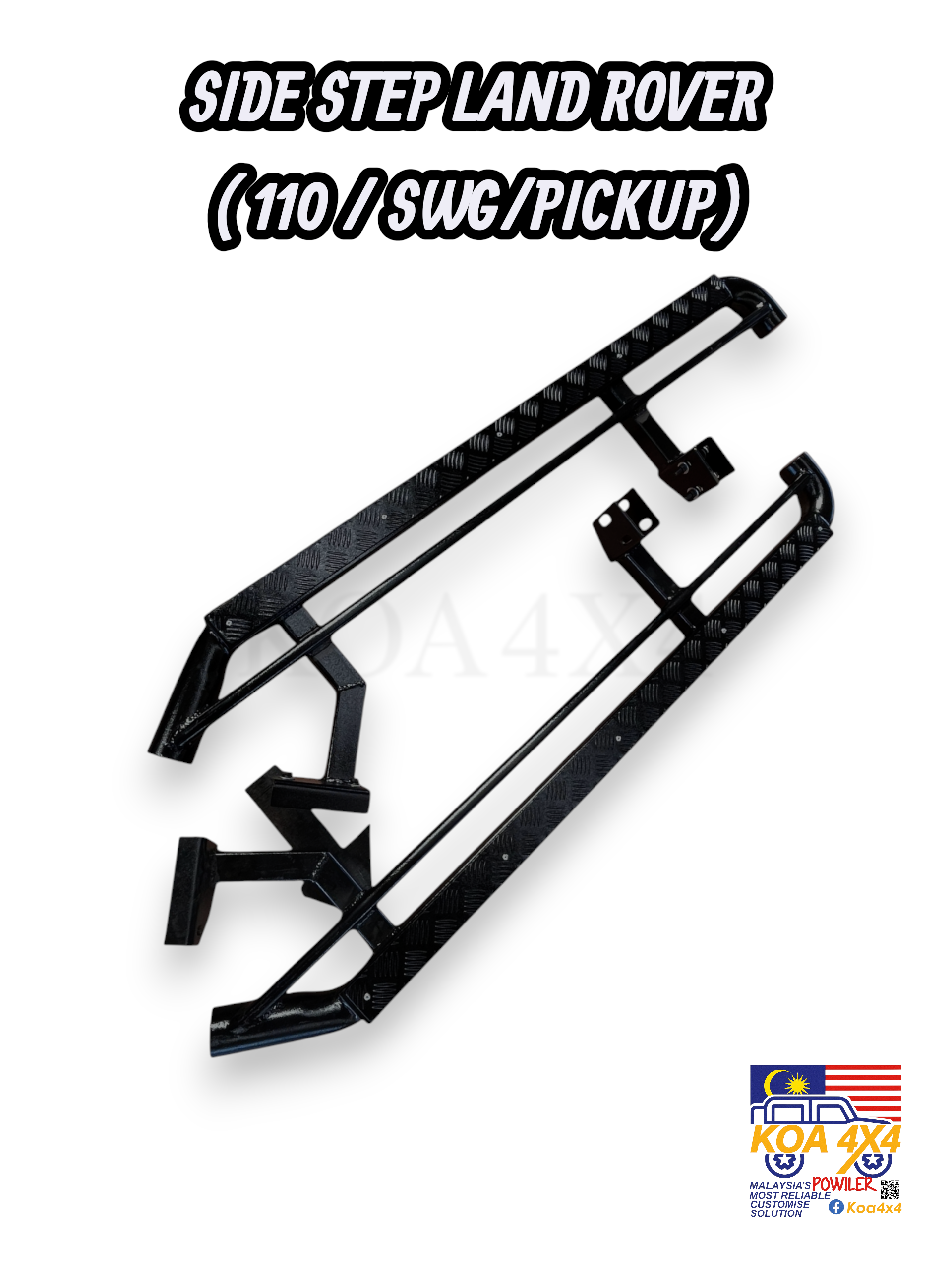 SIDE STEP LAND ROVER ( 110 / SWG/PICKUP)