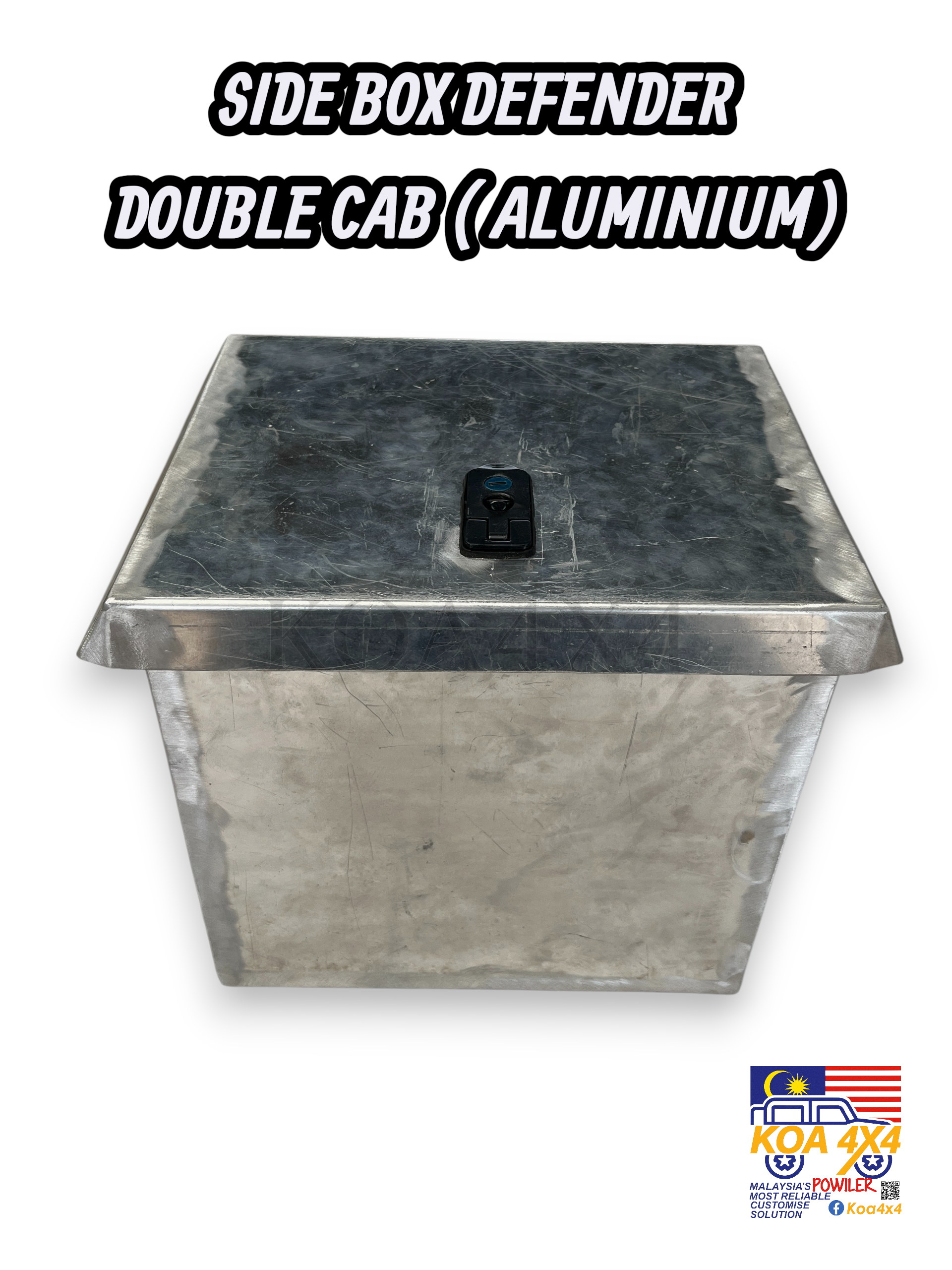 SIDE BOX DEFENDER DOUBLE CAP (ALUMINIUM)