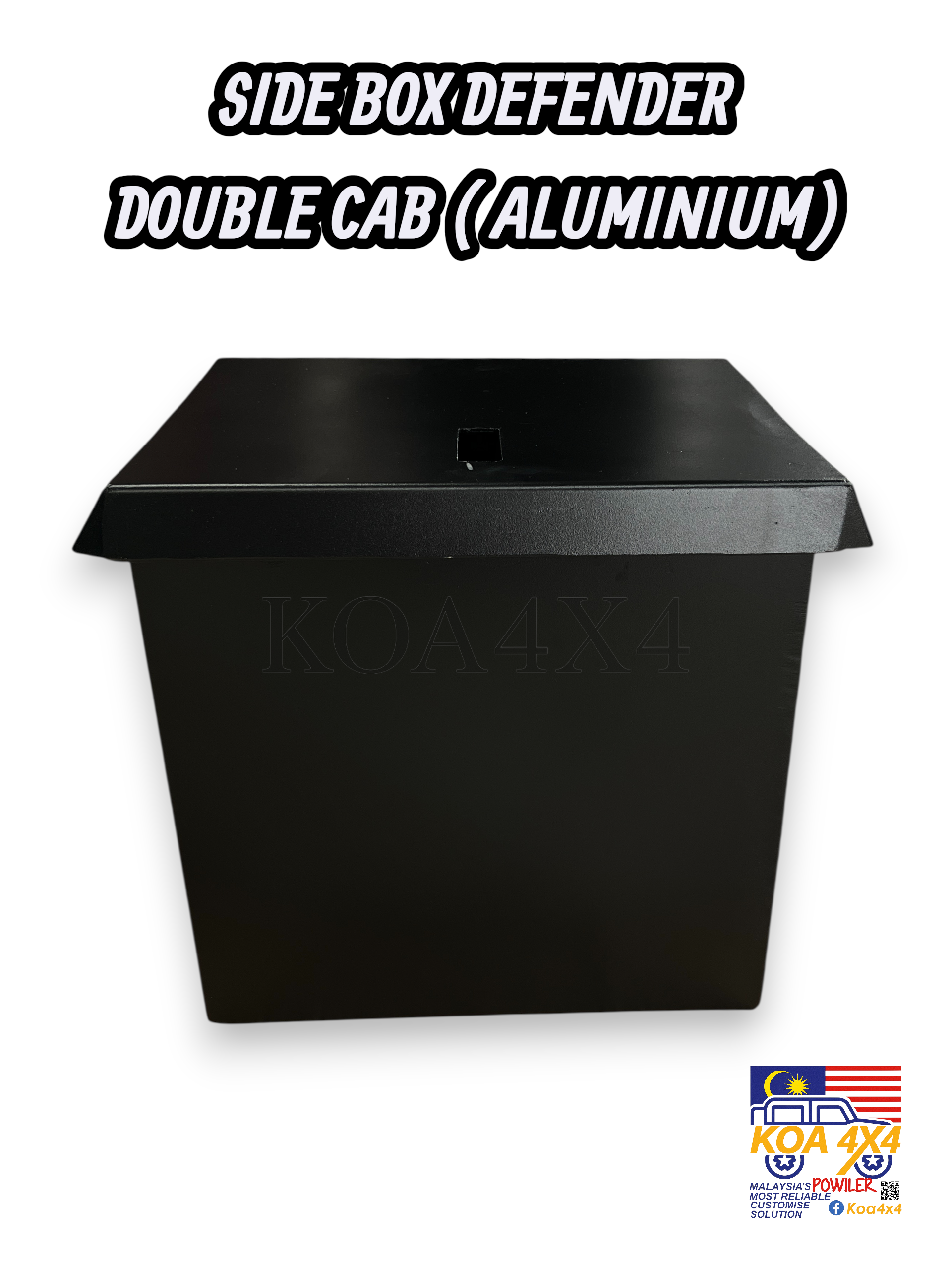 SIDE BOX DEFENDER DOUBLE CAP (ALUMINIUM)