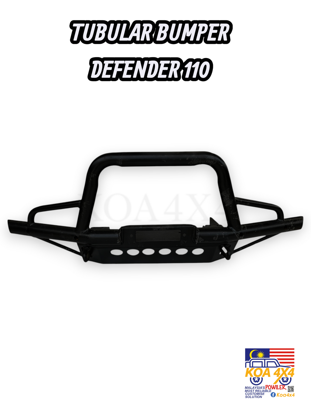 TUBULAR BUMPER DEFENER 110