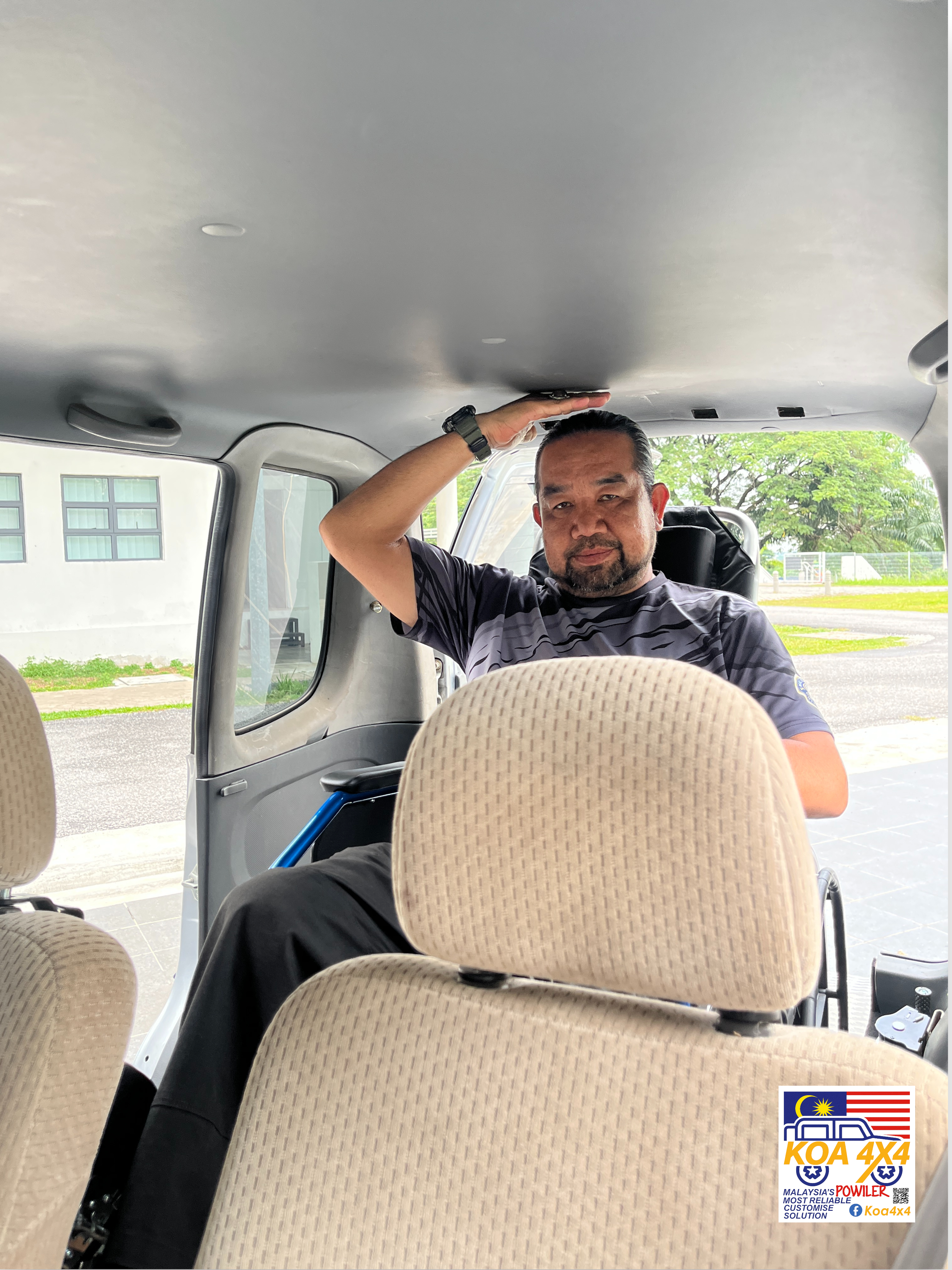 WHEELCHAIR RAMP DRIVE IN FOR KENARI (FREE WHEELCHAIR)